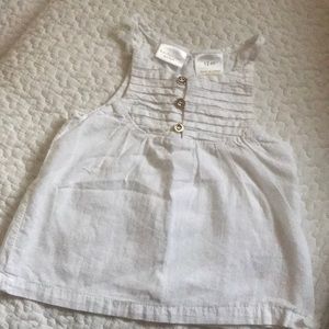 Kardashian Kids Baby Girl White Summer tunic top